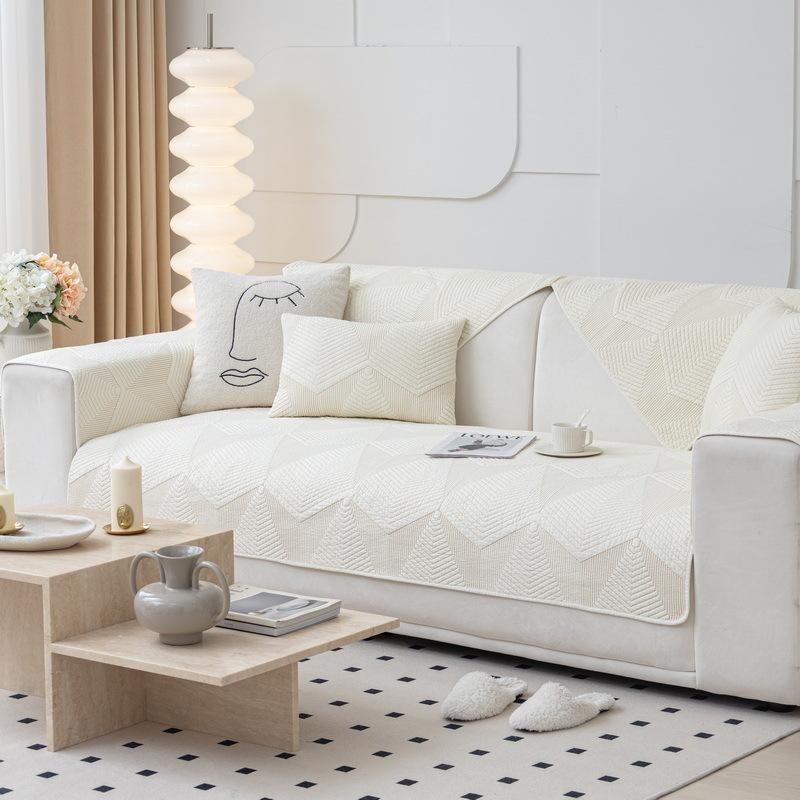 

Washed Cotton Sofa Cushion, Universal In All Seasons, Seat Cushion, Non-Slip Sofa Cover, Simple Modern Cotton Fabric Cover Towel 70*70cm