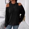 Women's Off-the-Shoulder Casual Long Sleeve T-Shirt