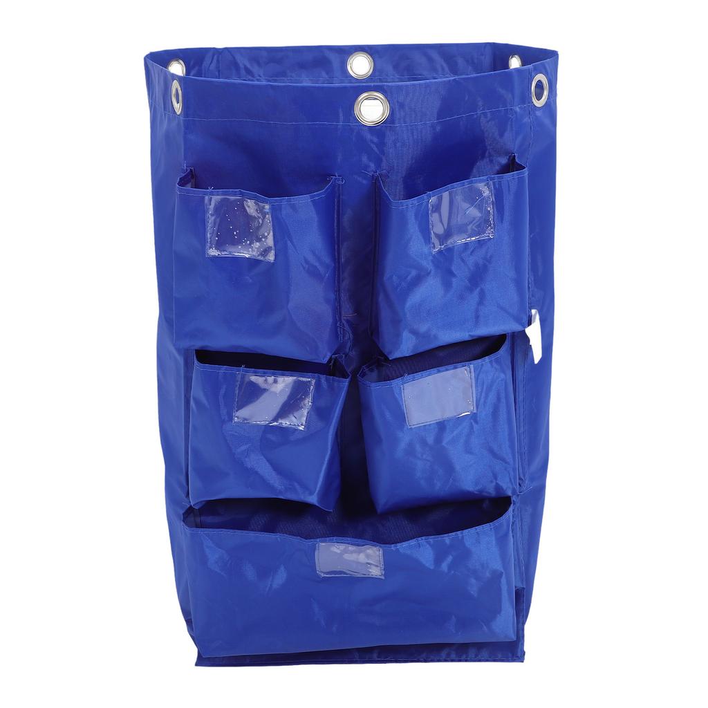 Janitorial Cart Bag Heavy Duty Oxford Cloth Cleaning Tote Replacement Trash Collection Housekeeping Cleaning Supply Storage