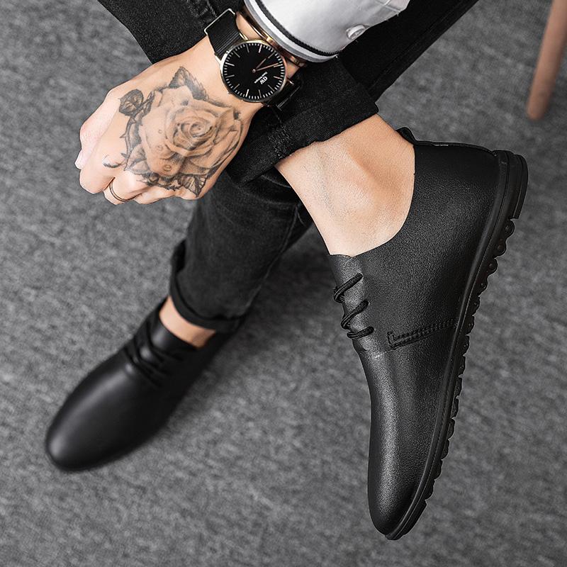 Модные мужские туфли на шнуровке — фото 3