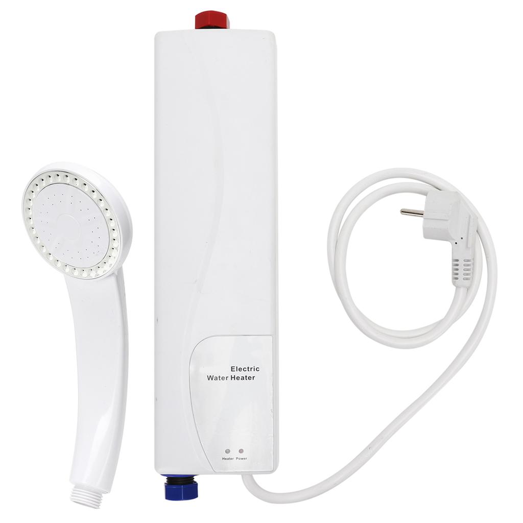 3000W Electric Tankless Instant Water Heater Shower Head Hose Kit Bathroom Supply
