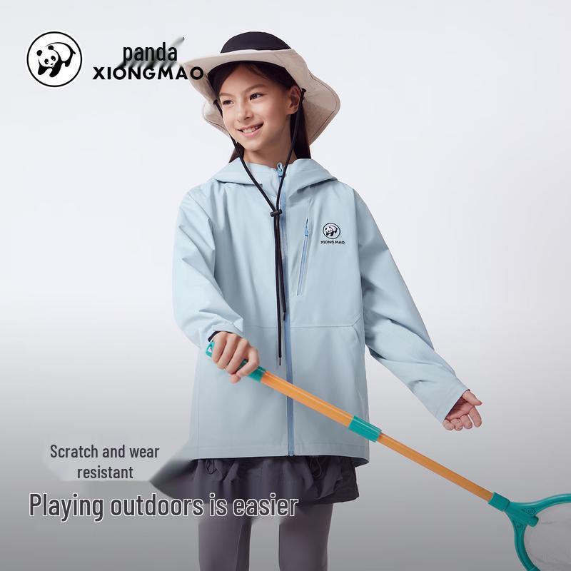 Panda Camel Kids' Windproof Waterproof Single-Layer Jacket B079