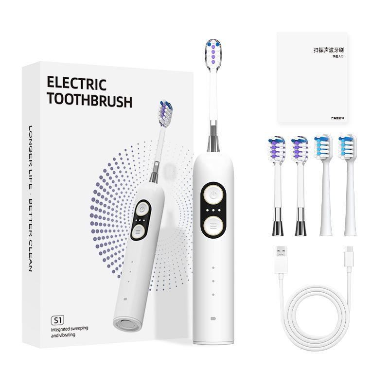 Cleaning Electric Toothbrush Upgraded To 50-degree Large-swing Arc Intelligent Servo Electrical Acoustic Wave Scanning and Vibration Integration
