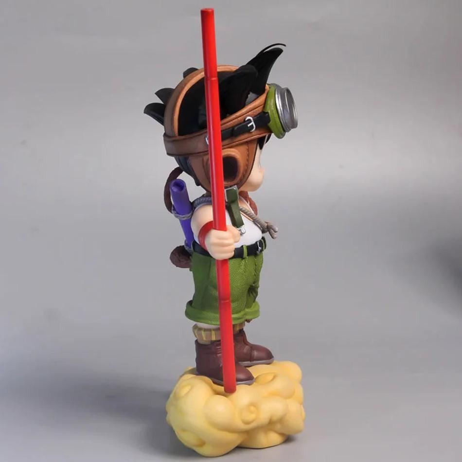 New 16cm Anime Dragon Ball Son Goku Figure With Monkey Kid Goku Action Figure Pvc Statue Collection Model Toys Gifts