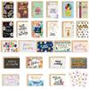 24 Pcs Birthday Card Set 3D Cake Birthday Card Greeting Card with Envelope Birthday Gift for Children Man Dad Husband