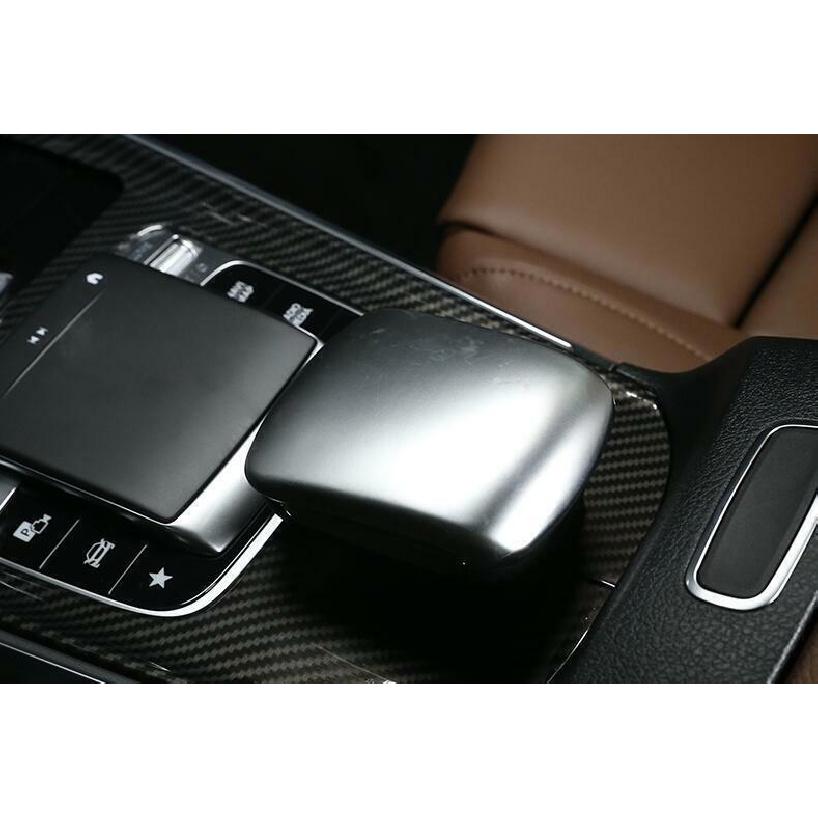 Fit For Benz GLB W247 -22 Matte Silver Central Console Gear Shift Knob Trim