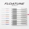 Pentel Flow Tune Ballpoint Oil-Based Pen, 0.4mm, Black, 10-Pack, BZN204-A
