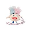 Plush Cute Hairy Doll Crossbody Bag With Zipper Closure For Daily Use