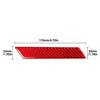 4Pcs Red Carbon Fiber Door Pull Cover Trim For VW Golf 7 GTI MK7 2013-17