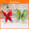 Christmas Butterfly Ornament Fabric Glitter Sequin Deco For Holiday Decor