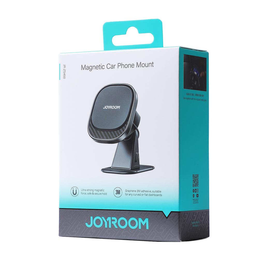 Joyroom JR-ZS400 Premium Magnetic Car Dashboard Phone Mount - Black