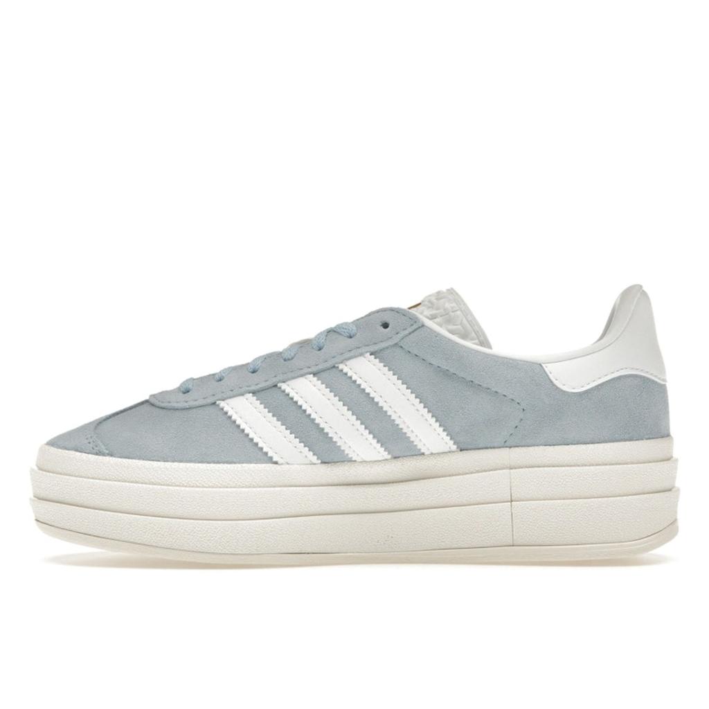 Adidas Gazelle Bold Clear Sky Women Sneakers Blue Cloud-White Gold-Metallic ID6991
