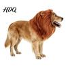Lion Mane for Small Medium Large Dogs Dog Costume with Ears Realistic Wig Pet Costumes Funny Festival Party Supplies & Breeds Halloween Cosplay