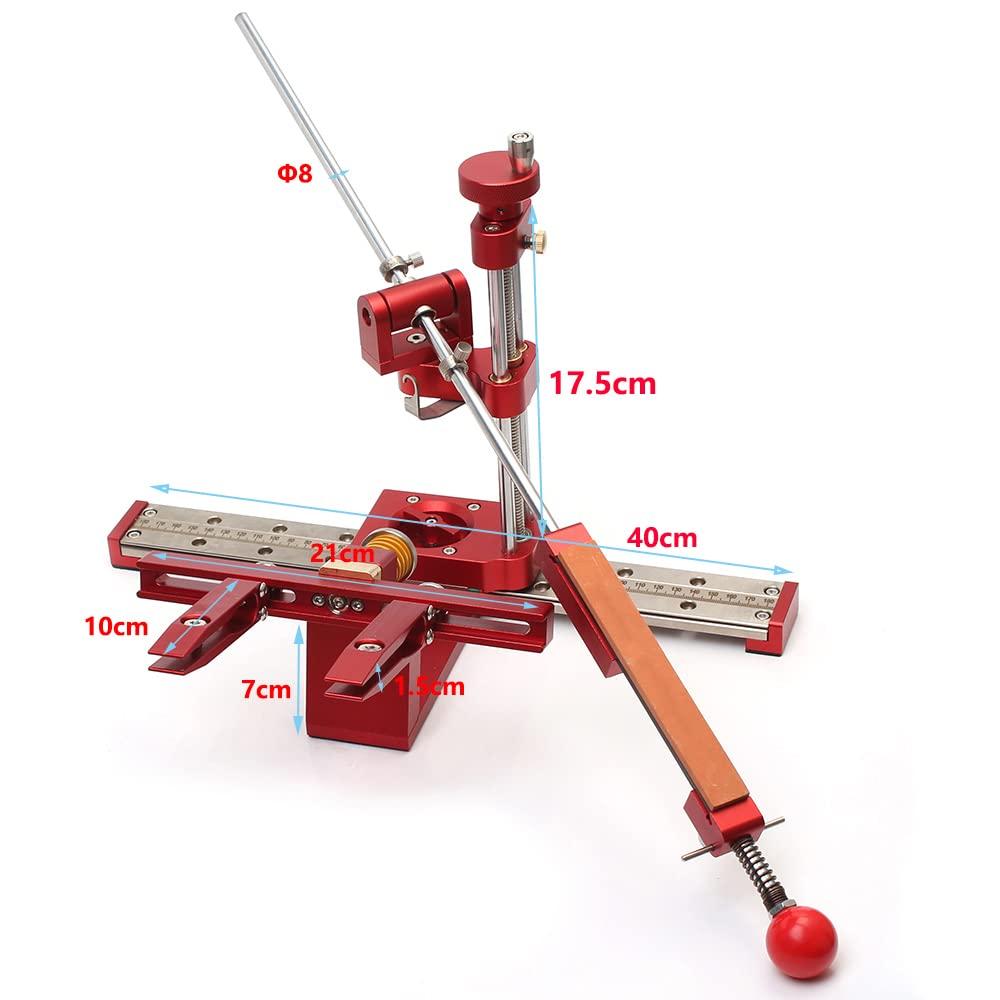 FTtool Sharpening Tool with Fixed High Rotating Sharpening and Sharpening Stone Angle, 0.1mm Precision, 360° Guide, (HRGJ94-R)