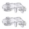 2 Pieces Fish for Tank Screen Net Clamp Anti-Jump Net Clip Clear Acrylic Clamps