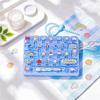 26-Gitter Tastenkappen Fidget Clicker 1 Stück Leises Klicken Anti-Angst Spielzeug für Klassenzimmer Büro Zuhause Erwachsene Kinder