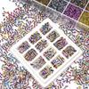 80Pcs Domestic High-Quality Glass Seed Beads Cylinder Retro Ink Wash Bead For DIY Bracelets Necklaces Jewelry Making