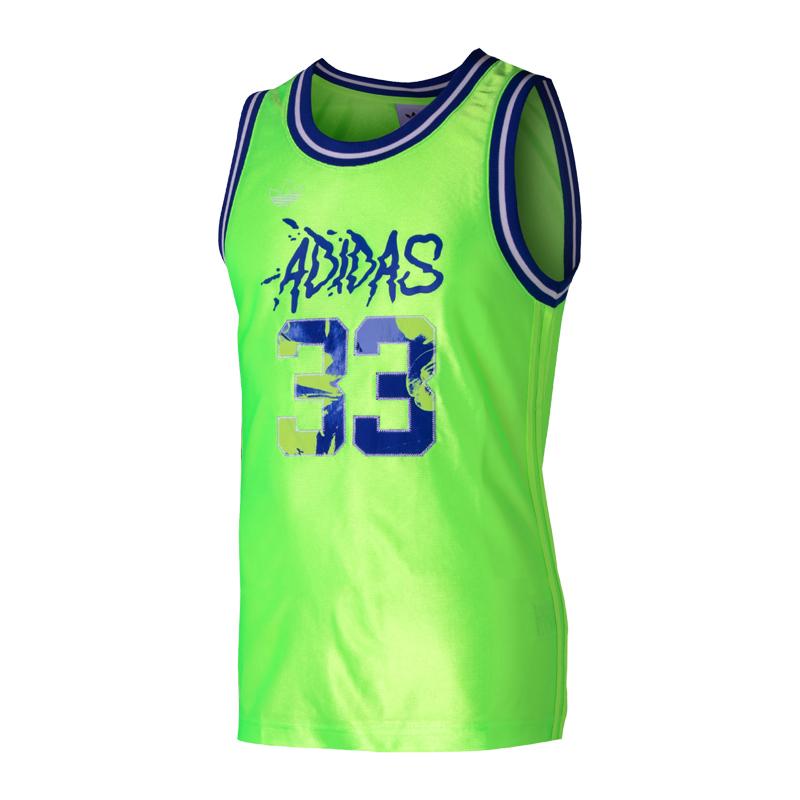 

Adidas Originals FSTV TANKTOP Basketball Jersey Men s Green GJ7766 185/108A/L