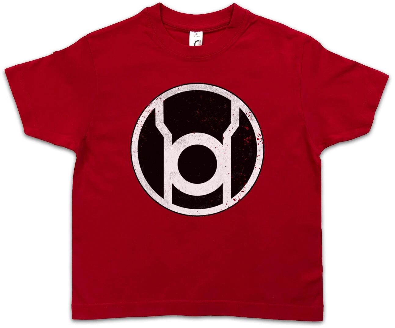 THE BIG RED LANTERN BANG THEORY LOGO Kids Boys kids boys T-Shirt Sheldon Nerd Green 130