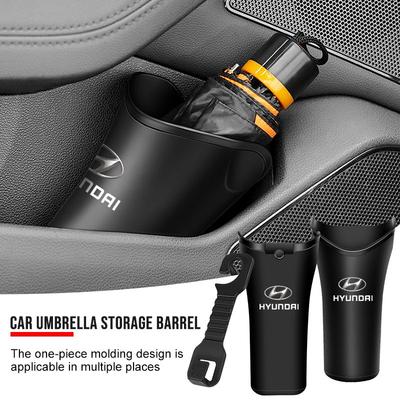 New Car Styling Car Storage Box Umbrella Garbage Organizer Bucket For Accent Elantra Tucson Santafe Veloster Genesis Solaris Sonata