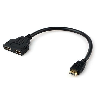 Hdmi Ayırıcı Kablo Erkek Çift Hdmi 2 Dişi Y Ayırıcı Adaptörü Hdmi Hd Led