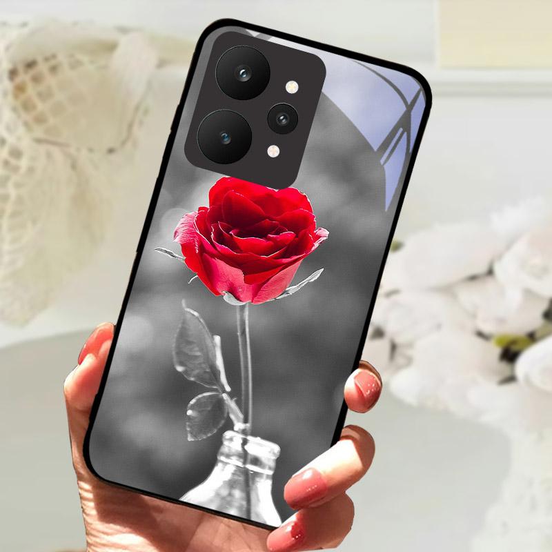 Shockproof Case For Realme 15 5G Phone Cover RMX5106 RMX5105 Tempered Glass Cases For Realme15 Fundas Luxury Protective Shell