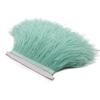 Feather2/5/10Meters 10-15CM Light Color Ostrich Feathers Trim Ribbon Plumes Selvage Tassel for Wedding Skirt Dress Sewing Accessories