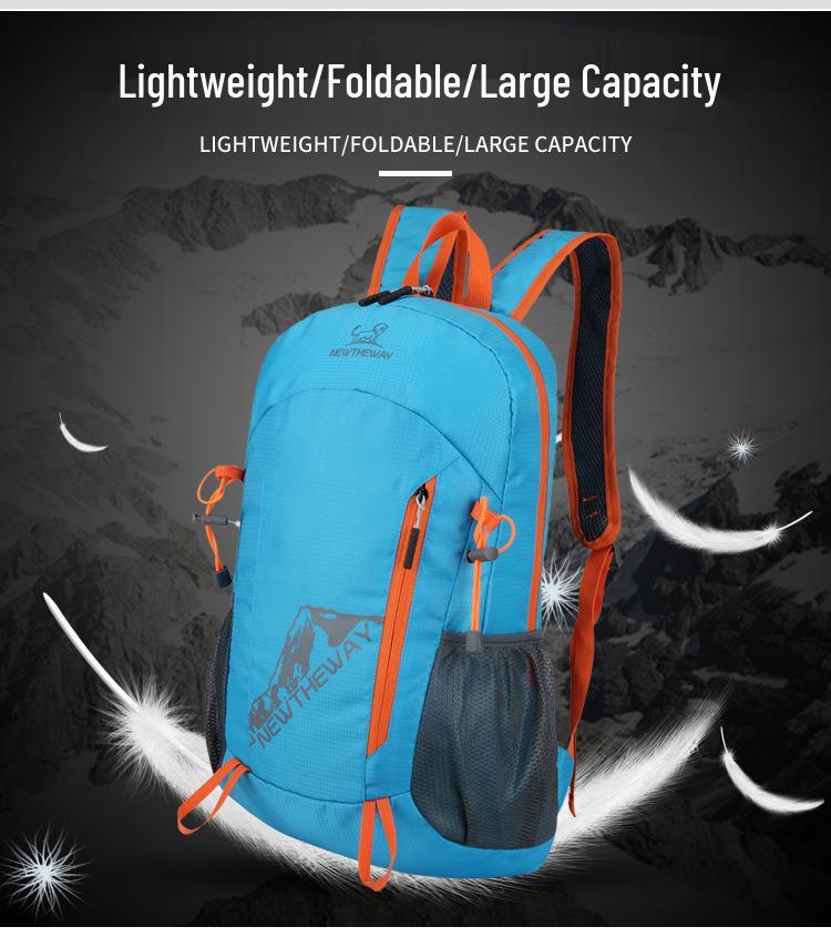 Lightweight Water-Repellent Foldable Unisex Travel Backpack for Outdoor Sports & Mountaineering
