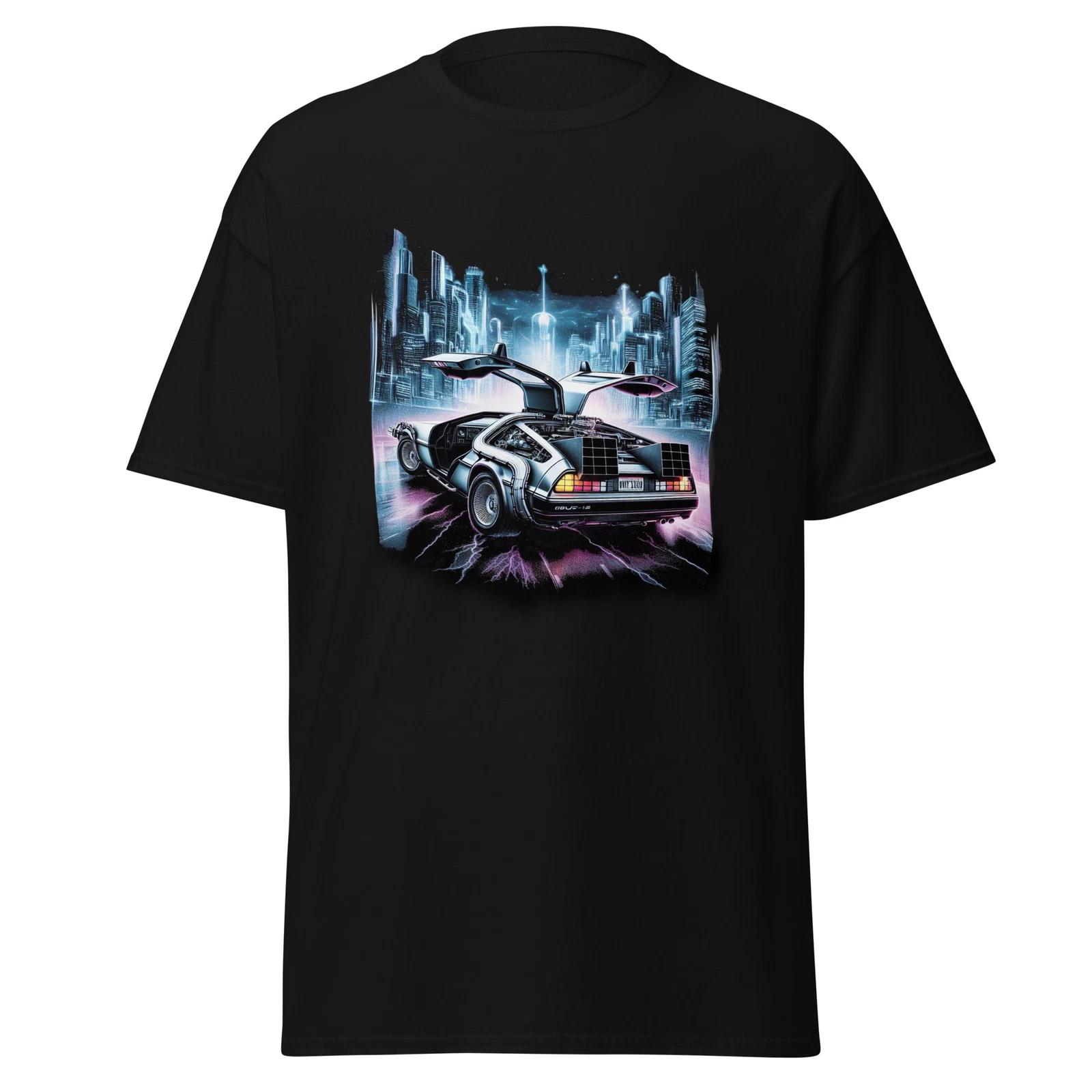 Back to the Future Delorean Tee - Time-Traveling Style XL