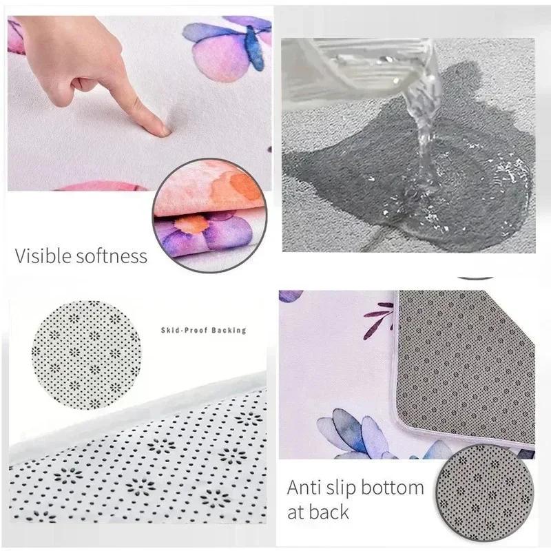 Retro Music 3D Printed Rugs for Bedroom Decoration Vintage Guitar Big Home Carpet Living Room Sofa Table Soft Non-Slip Floor Mat