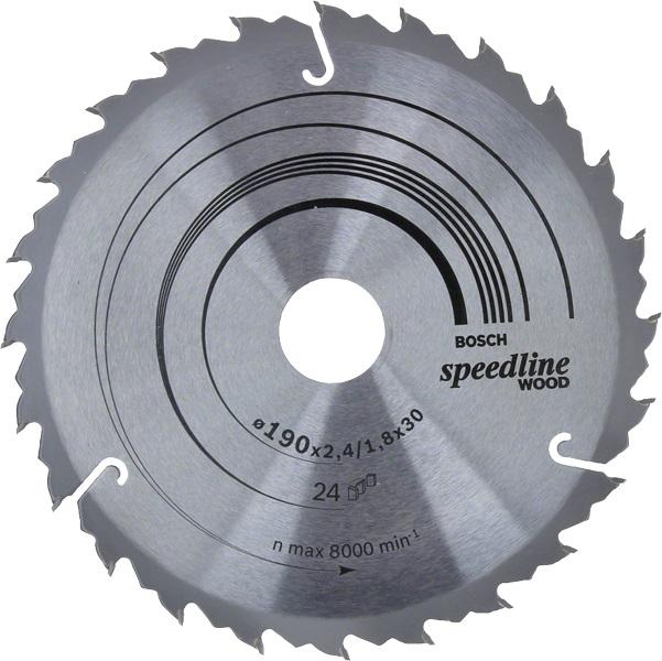 H Speedline Circular Saw 190*2.6*30Z24 - B 2608640801