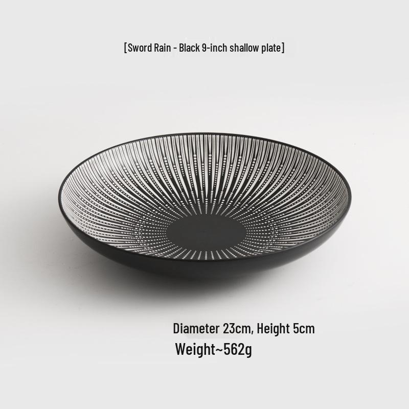 Yunhe Hall Nordic Ceramic Luxury Dinner Plate - Elegant Western Style Tableware for Home or Hotel