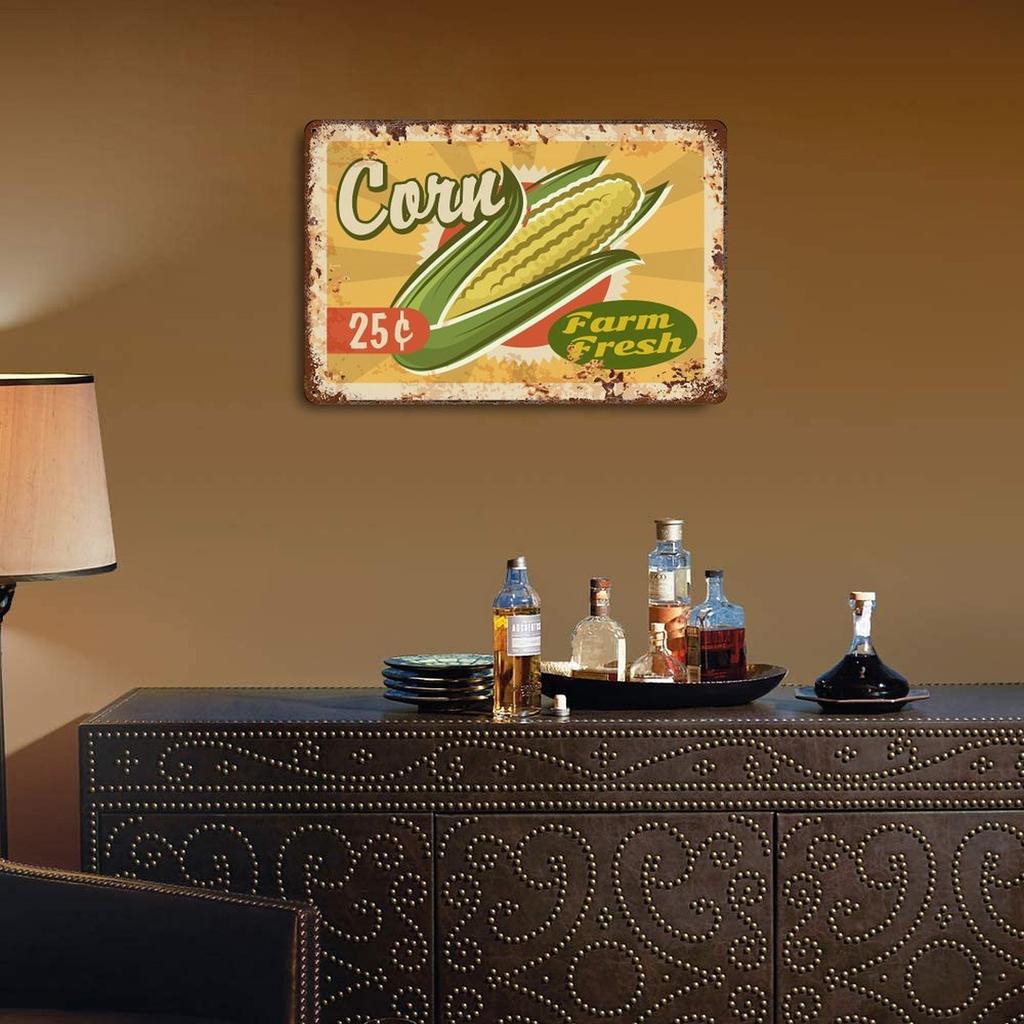 1-Pack Rusty Vintage Sign Panel, 20×30cm and 30×40cm, Distressed Décor for Pub, Restaurant or Living Room