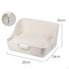 Bunny Litter Case Toilet Small Animal Easy To Clean Pet Cage Pan Chinchilla for