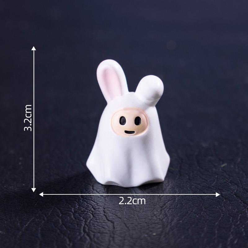10PCS Originality Shoe Charms Set Accessories Hole Shoe Buckle for Resin Cute Halloween Ghost DIY 3D Shoe Decorations Party Gift
