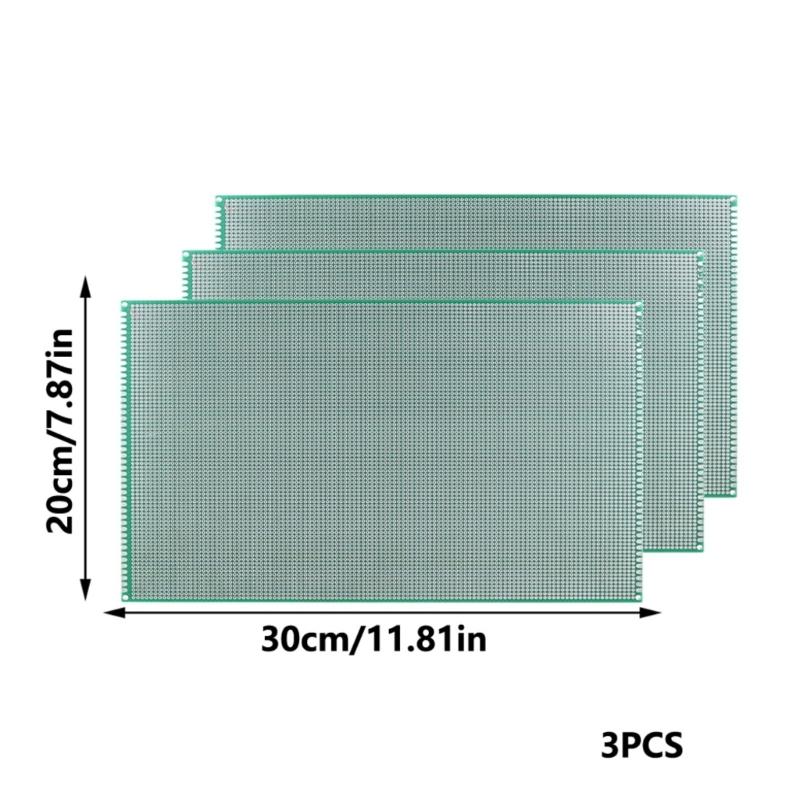 20x30CM Circuit Board for Electronics Assembly and Testing Soldering Electronic Projects Compatible PCBs