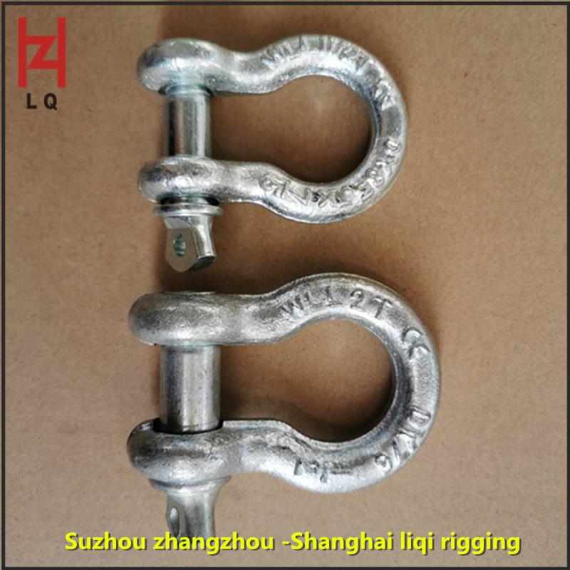 High-Strength 55T Alloy Steel Bow & D-Shackle 55T