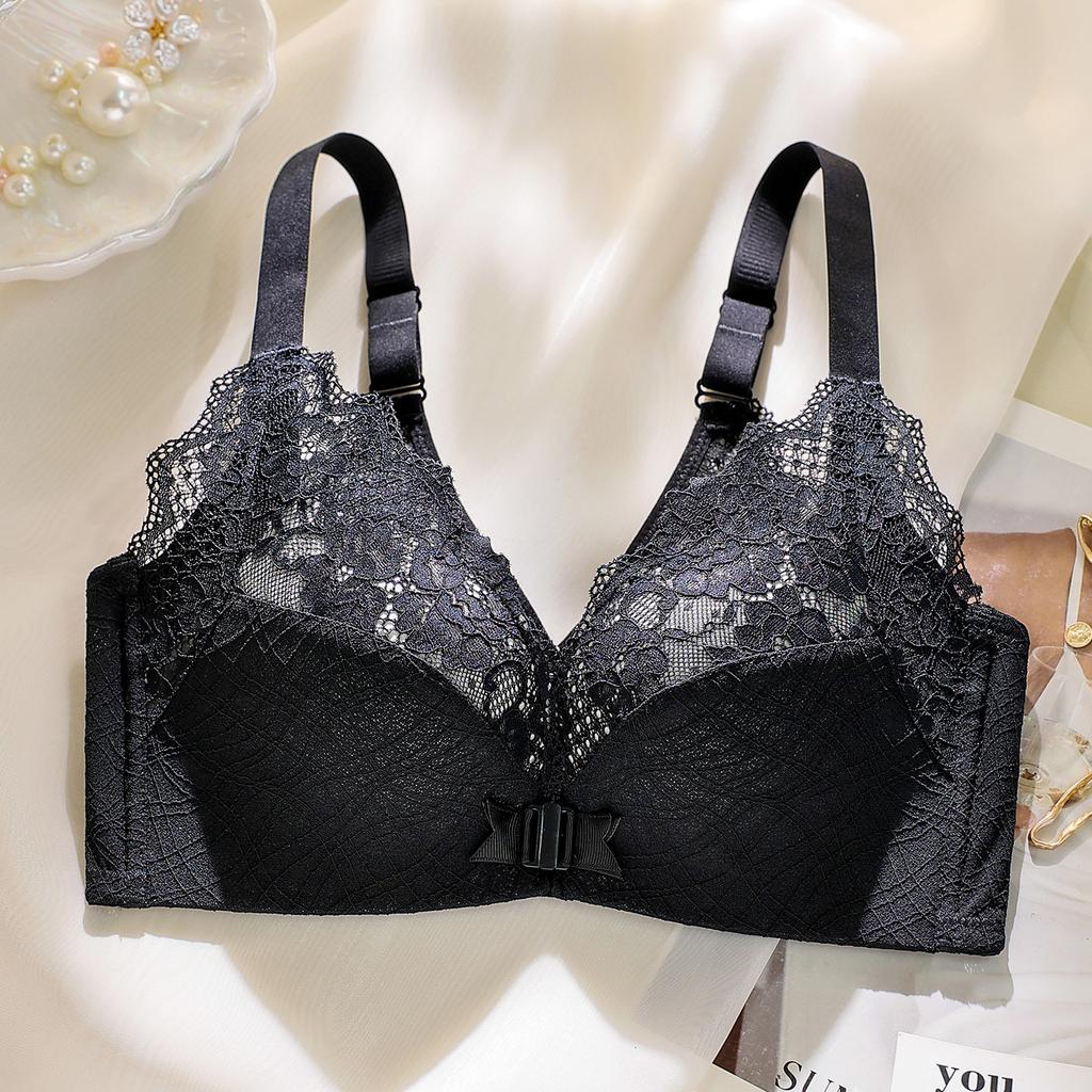Lace Front Buckle Bra Cover Gathered Without Steel Ring Sexy Back Vest Anti-sagging Thickness