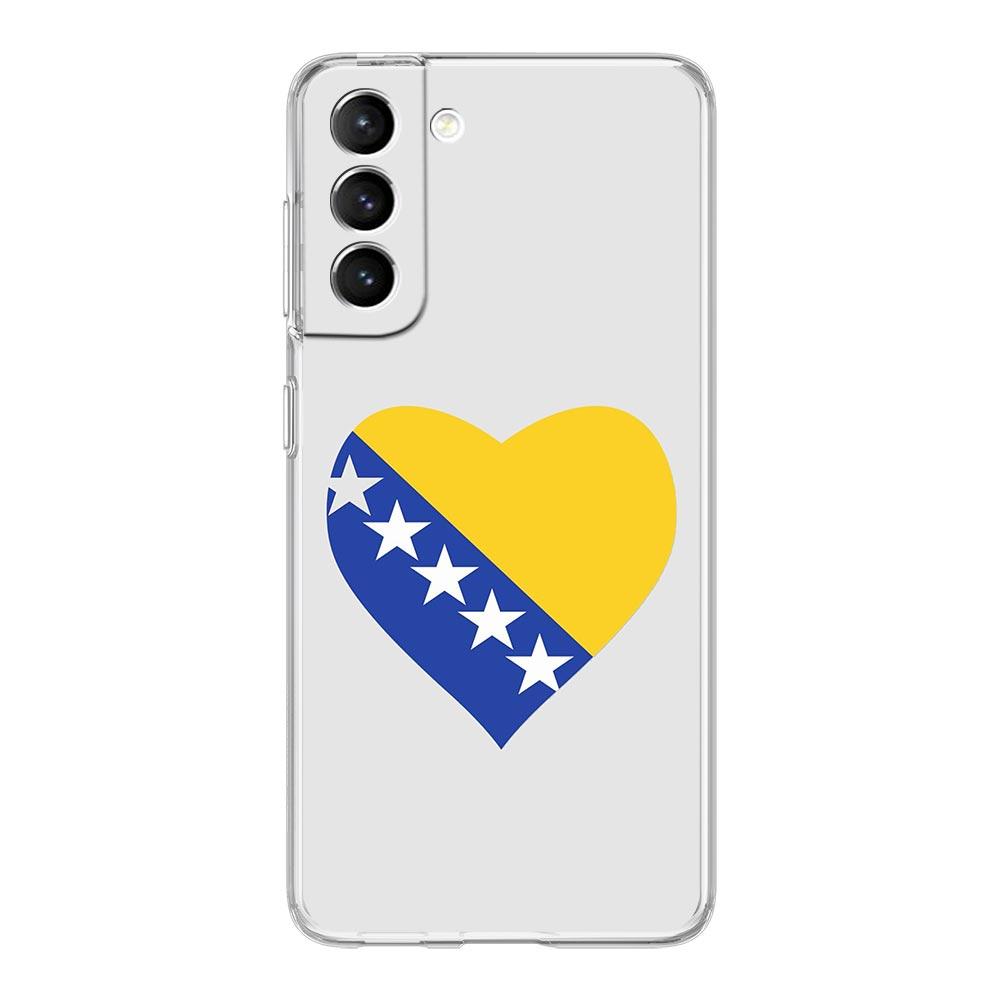 

Phone Case For Samsung Galaxy S25 S24 S23 FE S22 Ultra S20 S21 5G S10 S9 Plus S10E Soft Cover Bosnia and Herzegovina Passport Samsung S25