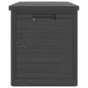 Vidaxl Garden Cushion Box, Anthracite, 77.5X44.5X53 Cm, Pp