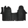Nissan Primastar 2001-2014 car mats, 3-seater version (1+2)
