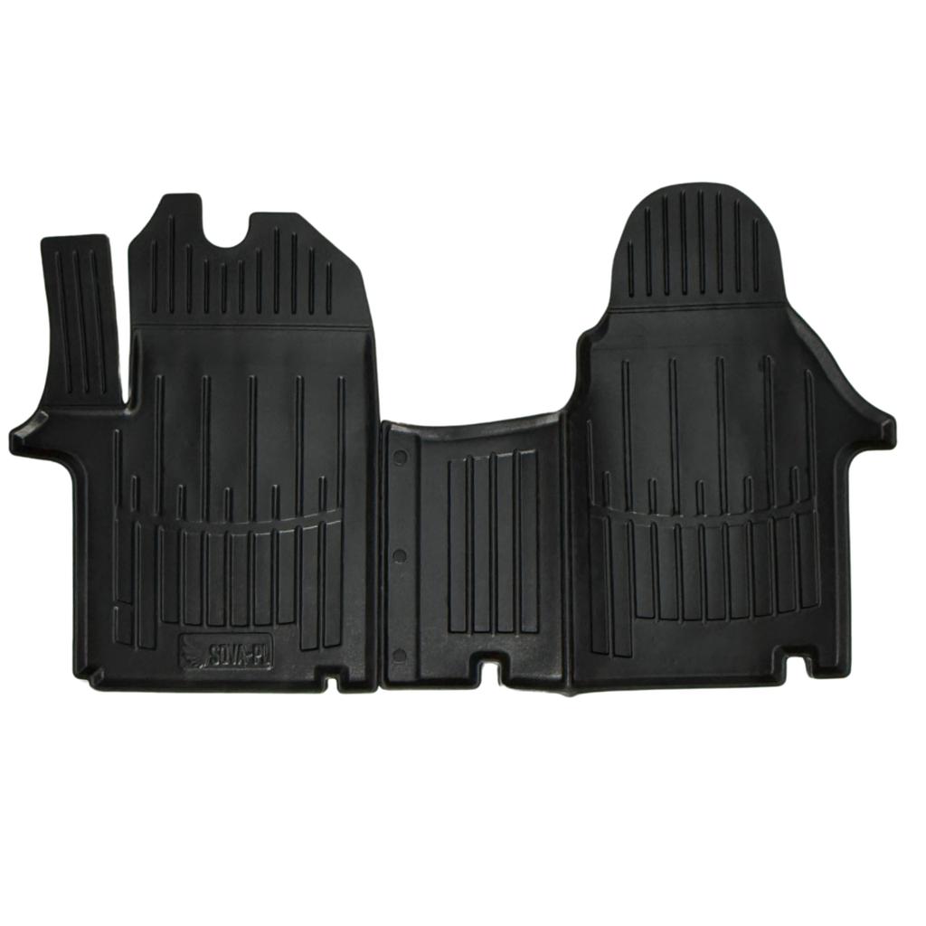 Nissan Primastar 2001-2014 car mats, 3-seater version (1+2)
