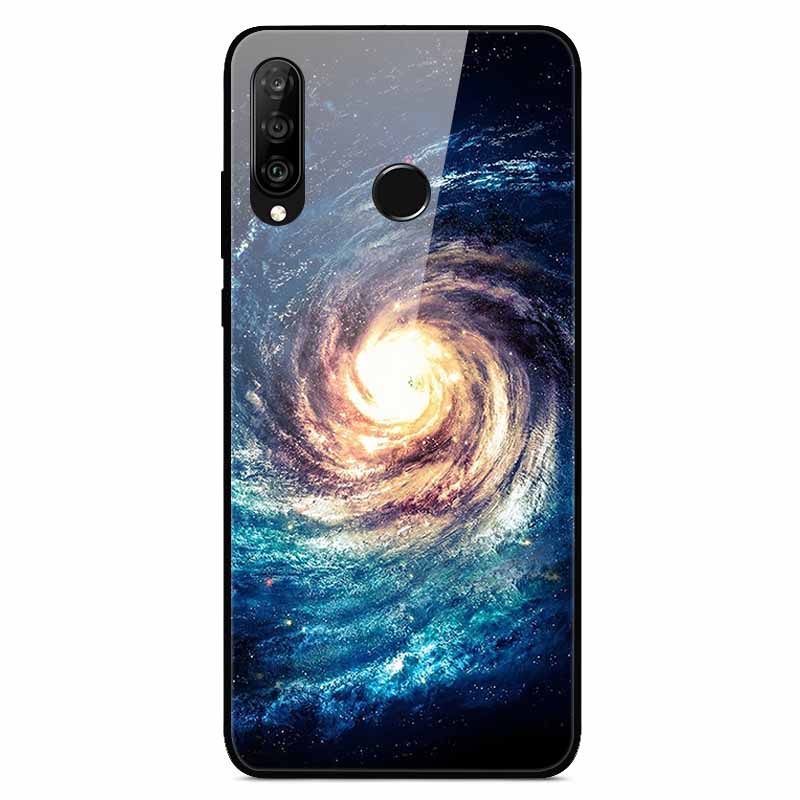 For Huawei P30 Lite Cases P30Pro P20pro P20Lite Luxury Tempered Glass Hard Back Cases for Huawei P20 Pro P30Pro Fundas Capa P20