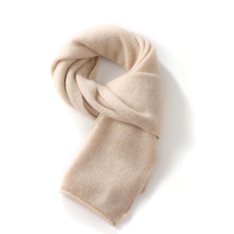 Premium 100% Cashmere Thick Knit Scarf for Parent-Child/Couples