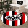 Eintracht Frankfurt Crest Round Rug for Livingroom,Bedroom, Palyroom, Chair Rug, Area rug, Circle Carpet, Fan Christmas gift
