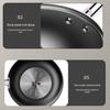 SANHO 0-Coating Non-Stick Wok with Smart Temperature Sensor