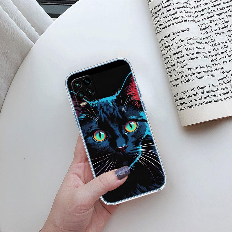 Cat Kitten Meow Transparent Phone Case for Motorola Moto Edge Plus G200 G23 E13 E15 E20 E30 G62 G71 G72 G75 G24 G15 Power