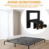 Pack of 4 Heavy Duty Metal Bed Frame Brackets Secure Stabilizers for Bedroom Furniture Easy Installation No Tools Needed