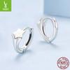 Shining Star Ear Buckle Women, Simple Personality S925 Sterling Silver Versatile Earrings Earrings