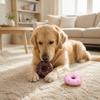 10pcs Latex Squeaky Dog Toy Multi Colors Donut Dog Toy Bouncy Texture Dog Chew Toy  Chew Relief